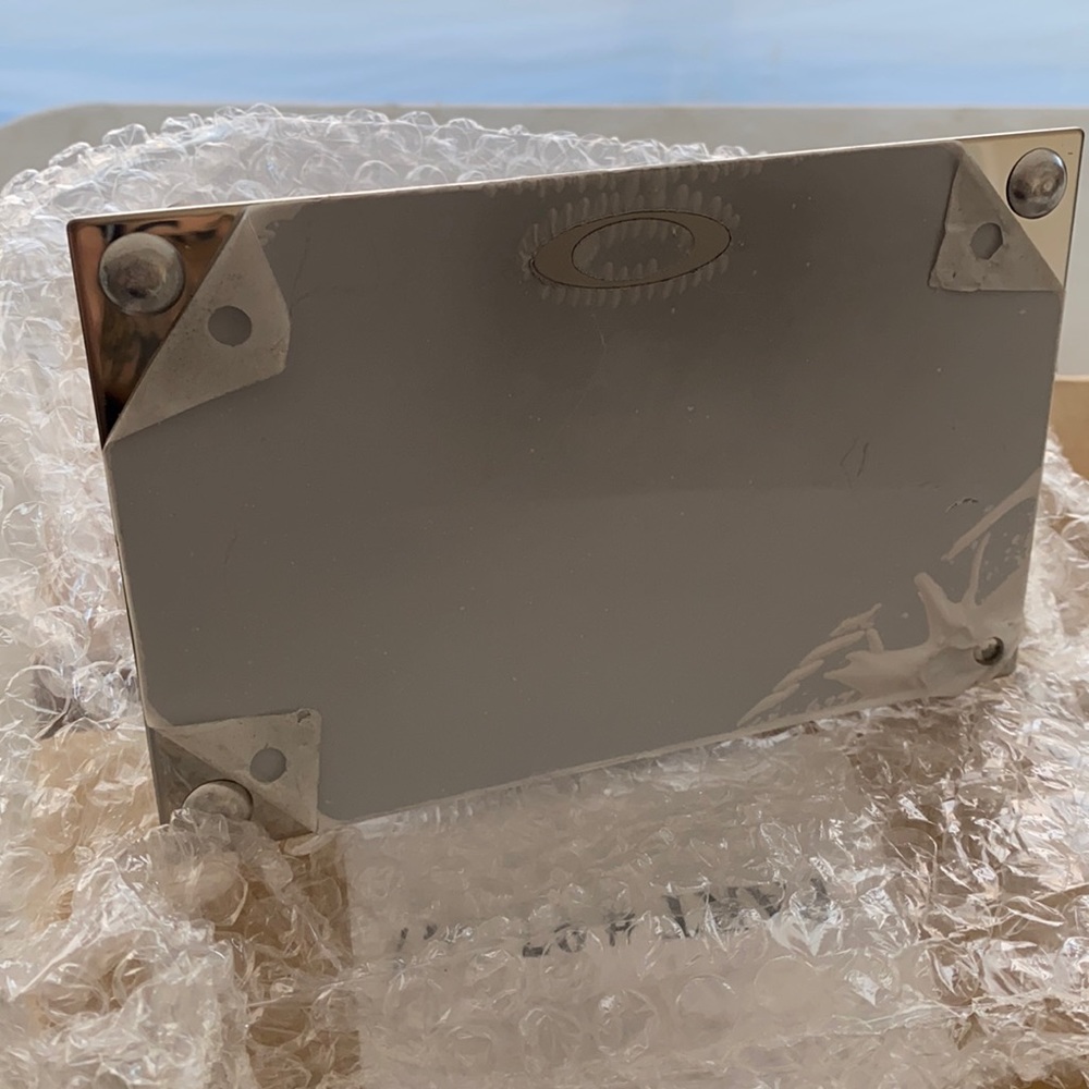 Oakley Display Case  Stainless Steel Surface
